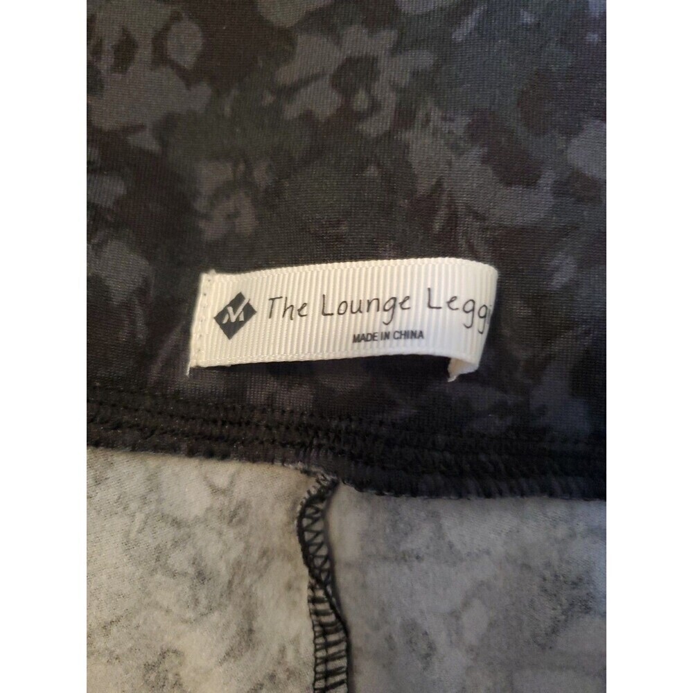 New Womens Member's Mark Lounge‎ Leggings Gray Olive Camououflage Hem Detail XL - Picture 4 of 16